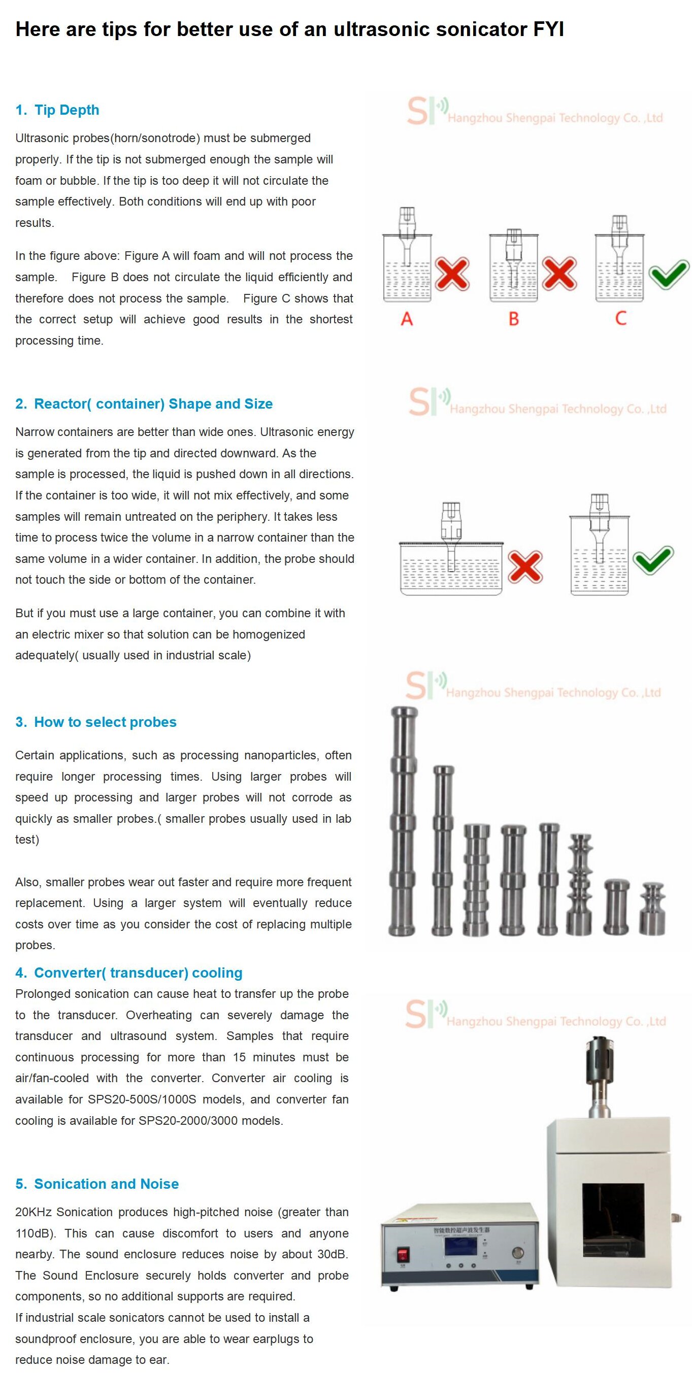 ultrasonic sonicator tips