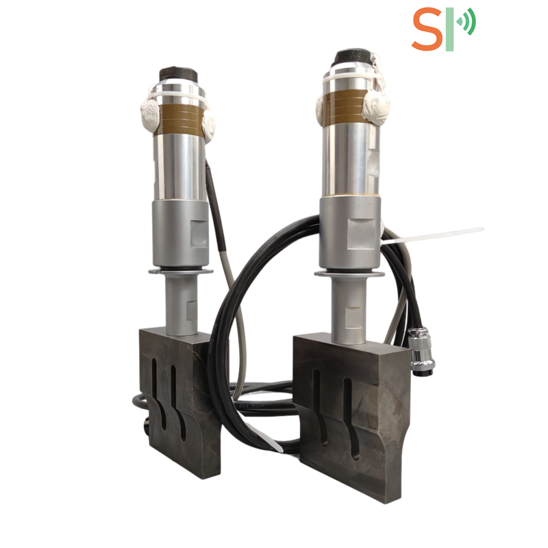 High Quality 20Khz Ultrasonic Welding Transducer With Booster And Horn ...