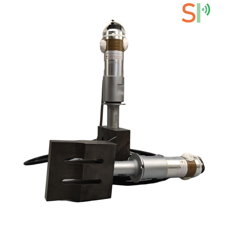 High Quality 20Khz Ultrasonic Welding Transducer With Booster And Horn ...