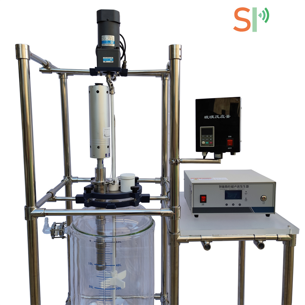 20KHz High Power Ultrasonic Homogenizer With Stirring Function For Plant Extraction